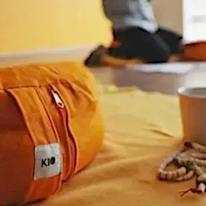 Alternative view of Turuncu Meditasyon Minderi (%100 Doğal ve Pamuklu)